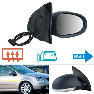 1K2857501 1K2857502 Rétroviseur extérieur électrique standard avec clignotant et chauffage pour VW <span class=keywords><strong>Golf</strong></span> MK5 V 1K 2003-2009 - Product Image 2
