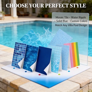 Revestimiento de Lona de Vinilo Reforzado Impermeable para Piscinas de Niños Recién Nacidos, Antiestático, Retardante de Llama, con Recubrimiento de PVC - Product Image 1