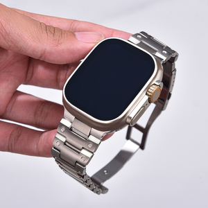 Bracelet JAETIUM en titane de grade 2, bracelet en métal titane de luxe pour Apple Watch Ultra 1 2 49 mm - Product Image 5