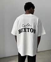 T-shirt Homme Personnalisé Cole Buxton de Haute Qualité, T-shirts Vierge à Manches Courtes pour Hommes, T-shirts Vierge à Col Rond pour Hommes