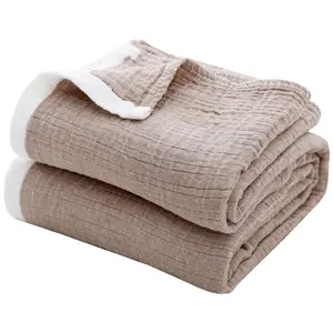 Super soft baby cozy home cheap gift designer throw blankets home sofa travel office plane