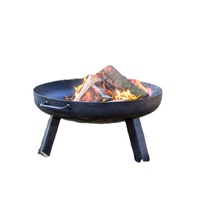 Table de foyer moderne en acier corten portable, très résistante, pour la cuisson en plein air, le bois de chauffage, les fêtes de jardin