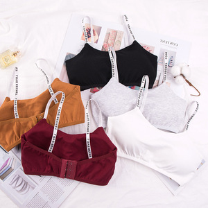 All'ingrosso Sexy piccola lettera cinturino chiusura posteriore tessuto modale <span class=keywords><strong>Bralette</strong></span> - Product Image 2