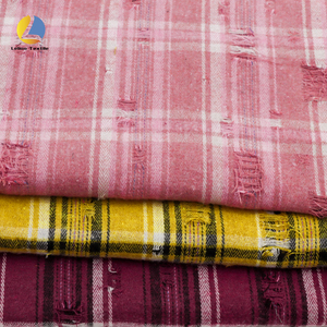 China Manufacturer's Plaid <strong>Fabric</strong> for Garments 65% Polyester 35% Cotton Breathable Brushed Yarn Dyed <strong>Check</strong> 150gsm Boys' Shirts