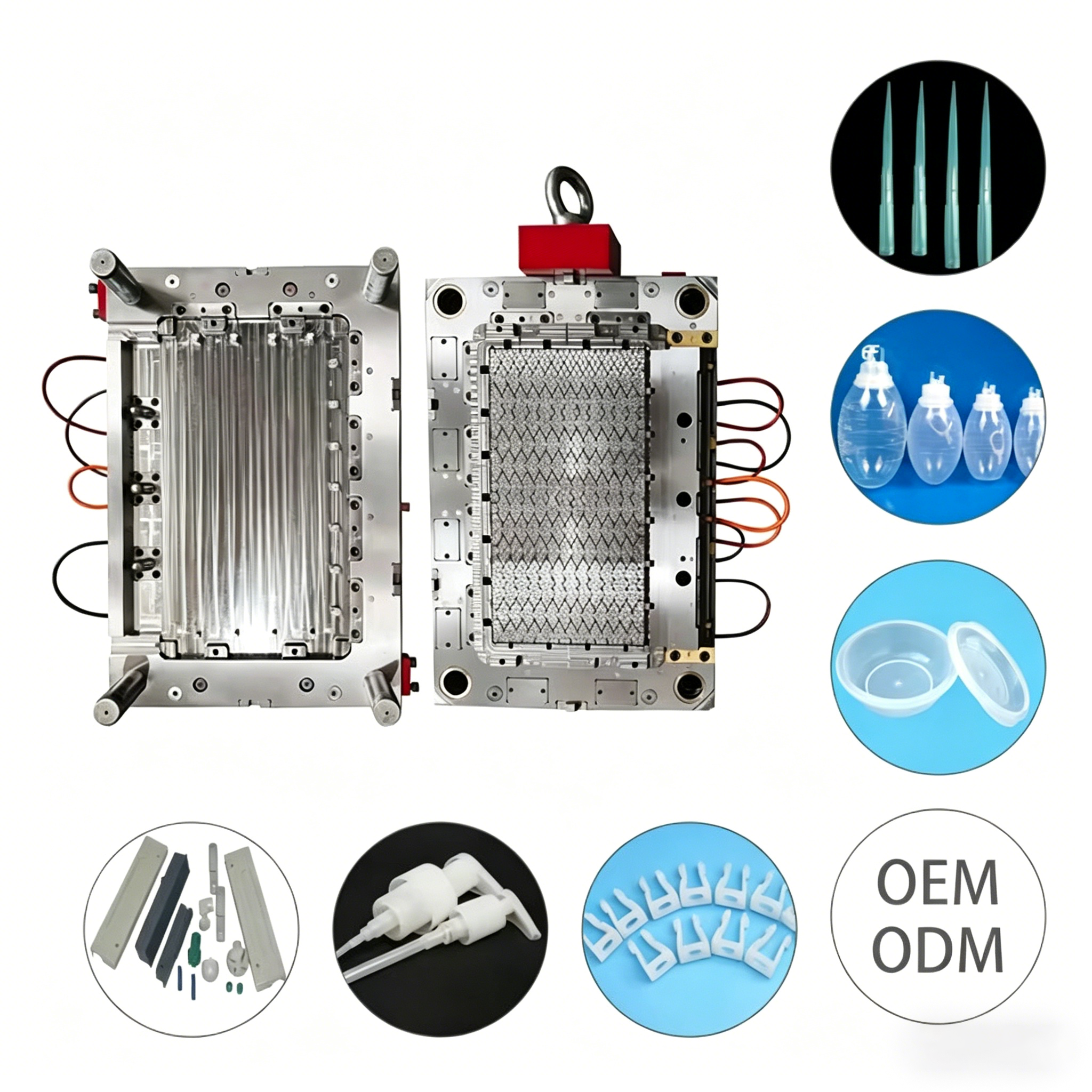Custom Plastic Products Manufacturing ABS PP Plastic Plastic Parts Injection Molding for High Glossy Finish