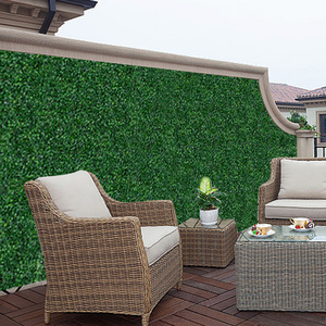 Mur de haie artificielle, plantes artificielles, fond vert, protection UV, écran d'intimité pour jardin, mariage, maison, bureau, mur extérieur - Product Image 1