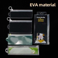 Sac à fermeture éclair de marque Binkey, vente en gros, sac à fermeture éclair, sac en PVC Eva, sac à fermeture éclair personnalisé pour brosse à dents, emballage debout avec logo