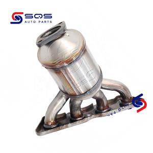 Sqs ท่อร่วมไอเสียคุณภาพสูงสำหรับ11-17 Hyundai Accent 12-17 Veloster 12-16โซล2012-2017ริโอ1.6L เครื่องฟอกไอเสีย - Product Image 4