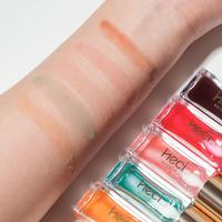 5 Warna Botanical Lip Oil Dengan Jojoba dan Vitamin E High Shine Glow Reviver Melembapkan Menenangkan Bibir Kering Non-Sticky Heci Lip Oil