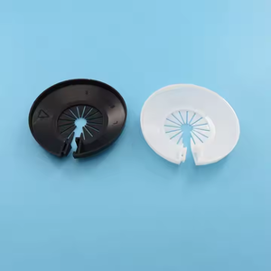 Phổ nhựa tản nhiệt ống bao gồm Dễ dàng cài đặt Tường trắng mặt bích 10-30mm ống nước bìa trang trí phụ kiện đường ống - Product Image 1