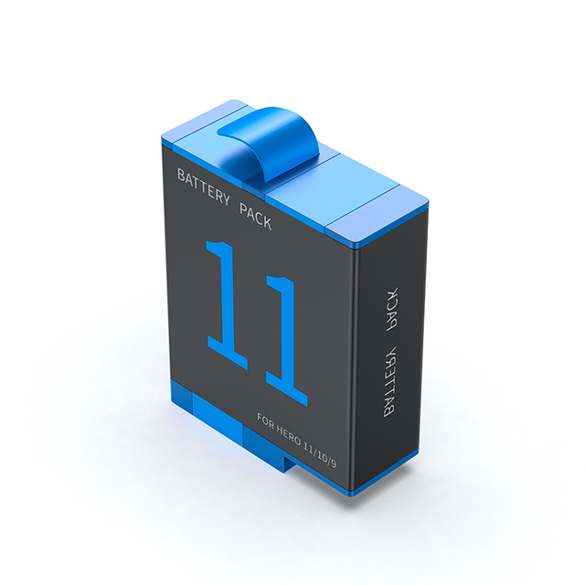 Full Decoding 1750mAh Battery for Gopro Hero 9/10/11 Camera Li-ion Battery for Go Pro Action Sport Camera Battery