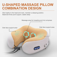 Meilleures Ventes 2026 Oreiller de Massage Cervical Électrique Chauffant et Vibrant en Forme de U pour Voiture, Maison et Voyage