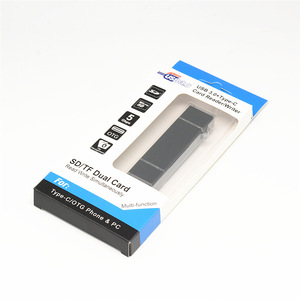 Lector de tarjetas múltiples tipo C, aleación de aluminio, USB 3,0, para teléfono móvil y ordenador, lector de tarjetas de memoria SD TF - Product Image 5