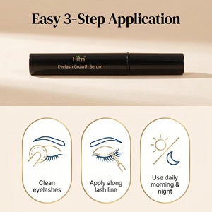 Suero para el Crecimiento de Pestañas FITN, Marca Privada OEM, Logotipo Personalizado, 5 ml, Péptido, Biotina, Suero Vegano para Pestañas, Proveedor Mayorista, MOQ Bajo Disponible - Product Image 3