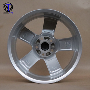 Jantes forgées 16 17 18 19 20 21 22 pouces PCD 5x112 ET <span class=keywords><strong>43</strong></span> Cinq branches Argentées en alliage d'aluminium forgé pour voiture - Product Image 5