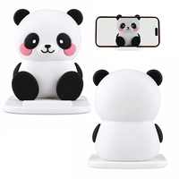 Soporte para Teléfono Móvil Personalizado con Diseño de Panda, Accesorio de Escritorio Promocional, Soporte Horizontal y Vertical para Oficina y Hogar