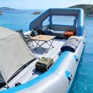 Casa Galleggiante Gonfiabile Diretta dalla Fabbrica, Isola Gonfiabile, Yacht Casa Galleggiante per Soggiorni di Svago e Vita al <span class=keywords><strong>Lago</strong></span> - Product Image 4