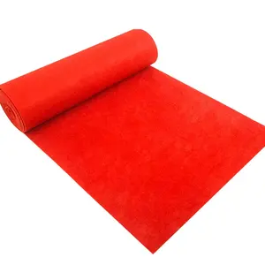 Tapis antidérapant personnalisé pour cérémonie de mariage, couloir extérieur, tapis rouge, vente en gros