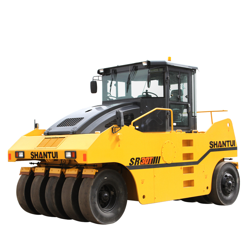 30Ton Chargeuse sur pneus Shantui Rouleaux Compresseurs SR30T Pneu Pneumatique En Caoutchouc Rouleaux