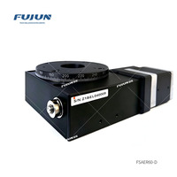 FSAER60-D Mesa Giratoria para Microscopio con Rotación de 360 Grados, Posicionamiento de Alta Precisión, Diámetro de 59 mm, Turbina de Gusano, 1 Año de Garantía