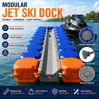 Ponton en HDPE à double système avec charnière pour bateau