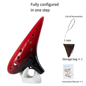 Ocarina en céramique Alto AC, 12 trous, ocarina professionnelle avec intonation précise et timbre doux pour la performance - Product Image 5