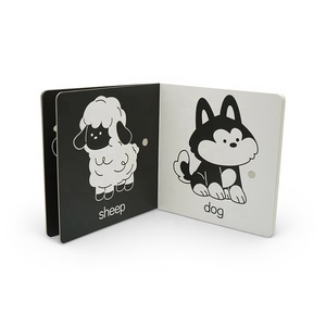 <span class=keywords><strong>Libro</strong></span> de Sonidos Interactivo en <span class=keywords><strong>Blanco</strong></span> y Negro para Niños, Aprendizaje de Animales - Product Image 2