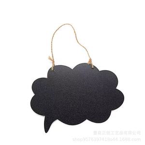 กระดานดำไม้แบบแขวน ขนาด 18x12 ซม. ของตกแต่งบ้าน ใช้ในวันวาเลนไทน์ - Product Image 4