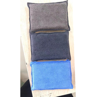 Éponge de nettoyage de voiture en microfibre avec applicateur de nettoyage intérieur et poils en nylon