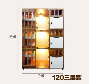 MT Medical 2024 Nouveautés Cage pour chat en bois massif 17mm épaissie et résistante pour animalerie Meuble multifonctionnel pour chat Cages pour animaux de compagnie - Product Image 4