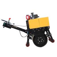 Rouleau compresseur routier durable à double tambour YZD350 35KN pour le compactage des routes