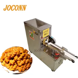 Small business dough twist biscuits equipment/Factory fried dough twist extruder machine/Dough twist braiding machine