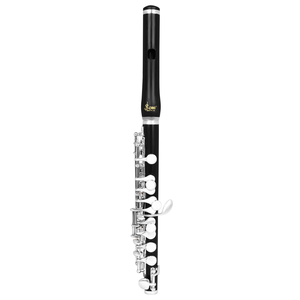 Slade <span class=keywords><strong>C</strong></span> Piccolo in Ebano con Tubo in Ebano e Bottoni Placcati Argento (Scatola in Pelle + Borsa in Tessuto) - Product Image 5