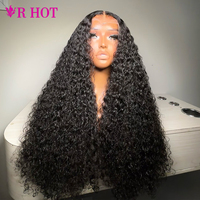 Perruque bouclée Pixie à enfiler, cheveux humains brésiliens, perruques sans colle, vente en gros, cheveux naturels avec perruques frontales en dentelle HD pour femmes