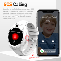 Reloj inteligente para estudiantes Y05 compatible con llamada de marcación, videollamada, llamada SOS, LBS + GPS + WIFI, posición GPS, regalo para niños, reloj para niños 4G