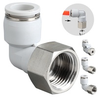 Raccord pneumatique à emboîtement YIDI PLF 4 10 4mm 6mm 8mm 10mm 1/8 1/4 3/8 1/2 BSP R femelle en laiton pour tuyau d'air