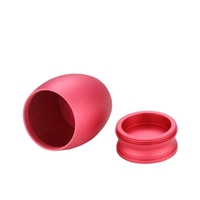 Vase commémoratif en acier inoxydable étanche et scellé 40*30mm, pot personnalisé gravé pour nom, fourrure ou cheveux, récipient commémoratif