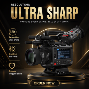 Caméra cinéma <span class=keywords><strong>Blackmagic</strong></span> Design PYXIS 12K (Leica L) sans miroir, neuve, avec carte SD - Product Image 1