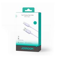 Joyroom kabel Data pengisian daya cepat, kabel Data pengisian daya cepat, kabel 3a, 1.2m, tipe c, untuk ponsel Android