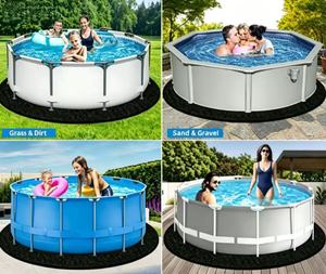 Tapis de protection en feutre pour <span class=keywords><strong>piscine</strong></span>, anti-perforation, antidérapant, pour <span class=keywords><strong>piscine</strong></span> hors sol - Product Image 5