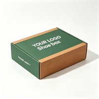 Boîte d'emballage personnalisable en papier biodégradable de haute qualité pour chaussures, vêtements et talons hauts, vente en gros et recyclable