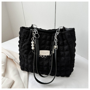 <span class=keywords><strong>Bolso</strong></span> de Hombro Plegable 2026, Gran Capacidad, Negro/Blanco/<span class=keywords><strong>Verde</strong></span>/Rosa, <span class=keywords><strong>Bolso</strong></span> Tote Casual de Moda - Product Image 2