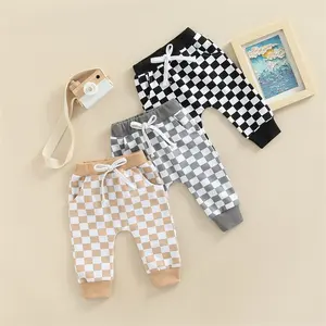 Oem Fabrikant Lente Herfst Pasgeboren Baby Peuter Jongens Meisjes Kleding Dambord Katoenen Baby Neutrale Rok Legging