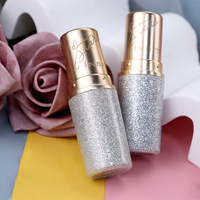 Vente en gros de nouveaux tubes à rouge à lèvres vides de luxe personnalisés brillants, contenants à rouge à lèvres en plastique brillant, emballage