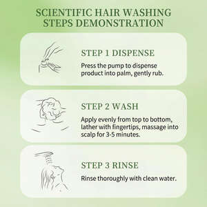 Shampoo antipelliculaire en gros, contrôle du sébum, biologique, naturel, perte de cheveux, marque privée, sans sulfate, shampooing nettoyant en profondeur, OEM ODM - Product Image 6