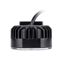 Phare de travail LED rond de 3 pouces à faisceau large IP69K 9-80V, lampe auxiliaire LED tout-terrain pour 4x4, VTT, UTV, tracteur