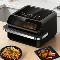 Nouveau Four Friteuse à Air Chaud Sans Fumée 7L 2026, Machine à Pizza 10 Pouces, Friteuse Électrique Intelligente Numérique pour Usage Domestique et Commercial, Cuisson et Grillade