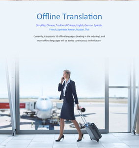 Dispositivo Traductor Portátil de Voz y Foto con IA, Traducción en Tiempo Real en Línea, 144 Idiomas, Pantalla AMOLED, Hora Mundial, Voz T11 - Product Image 5