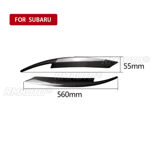 2 pièces de garnitures de phares en fibre de carbone pour Subaru Impreza WRX 10ème génération 2008-2011, autocollants de voiture, garnitures de phares - Product Image 5