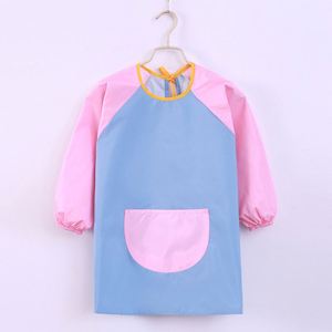 Delantales de Arte, Juguetes Educativos, Regalo de Cumpleaños Portátil para Niños, Kit de Delantal de Pintura de Manga Larga - Product Image 1